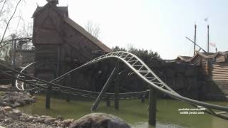 Hansa Park Sierksdorf Neuheit 2011 quotSchlange von Midgardquot offride RAW footage 1080p [upl. by Veradis620]