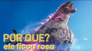 POR QUE O GODZILLA FICOU ROSA EXPLICAÇÃO [upl. by Nele]