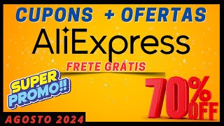 Aliexpress Cupom SetembroAliexpress Cupom Frete Grátis Aliexpress cupom 2024 [upl. by Eynobe]