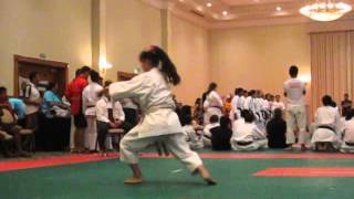 2014 ISKF PanAmerican 抜塞小 BASSAI SHO Championships12WM Kata [upl. by Merriott347]