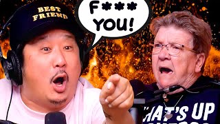 Angry Grandma DESTROYS Bobby Lee [upl. by Sulokcin]