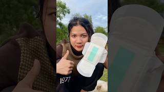 Sanitary pads is the best for use in forest lifehacks camping [upl. by Noicpecnoc]