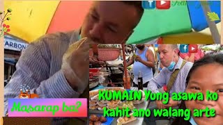 BRINGING MY HUSBAND TO CARBON FIRST TIME TO EAT STREET FOOD [upl. by Jewell]