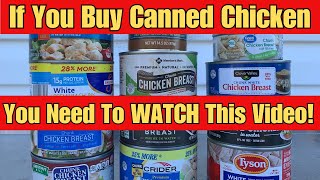 Canned Chicken Emergency Survival Food [upl. by Reemas409]