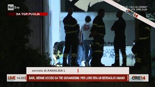 Bari 38enne ucciso per gioco da tre ragazzini  Ore 14 del 15112024 [upl. by Ahtnamas169]