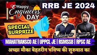 Big Surprize Engineers Day Special  For All India Electrical JEAE Aspirants   RRB JE and ALL [upl. by Anohs]