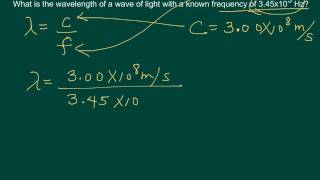 Calculating wavelength of a wave [upl. by Nospmas391]