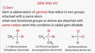 Gem and vic  geminal and vicinal [upl. by Iblehs]