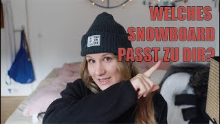 Das PERFEKTE SNOWBOARD für dich KAUFTIPPS  GIRLS Edition [upl. by Carlton]