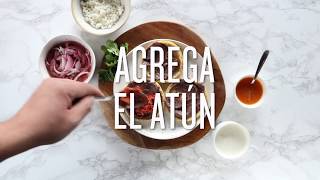 Receta  Sopes de atún al pibil  Atún Tuny [upl. by Norward]