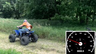 Yamaha Blaster 200 Speed Test [upl. by Pavlov149]