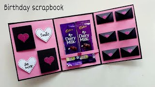 DIY How to make Special Scrapbook for birthday  Handmade Happy Birthday Scrapbook Making gift idea [upl. by Ettenor]