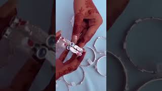 New Designer Silver Bangles bangles shorts shortvideo trending ytshorts [upl. by Nonnairb251]