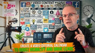 Creating a Video Editorial Calendar to Boost Visibility and Drive Leads  Video Lion 68  Leib [upl. by Tiat]