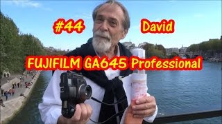 44 Fujifilm GA645 Professional of David on the Bridge of the Arts Paris october the 6th of 2018 [upl. by Atiloj]