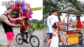 From Balloon Vendor To Making ₱5000day sa STREET FOOD Bigay Negosyo 🇵🇭 [upl. by Hardan]