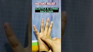 Instant Sciatica and Lower Back Pain Relief  2 minutes Acupressure Point Message [upl. by Airyt519]