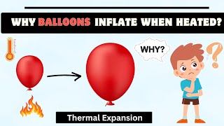 Why Balloons Inflate When Heated  Thermal Expansion  Balloon Inflation  The Science Explained [upl. by Malinowski]