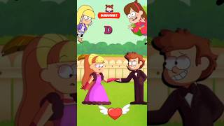 Dipper x Mabel Shadow couple Challenge 🎯 Gravity falls gravityfalls dipper youtubeshorts [upl. by Nylrahs]