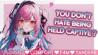 Yandere Comfort for Low SelfEsteem 🤍 RP ASMR F4M Comfort Obsessive [upl. by Haelem]