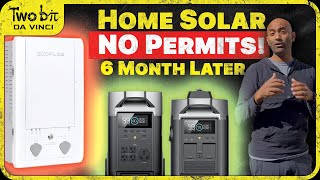 Home Backup Power  Solar Power WITHOUT Permits [upl. by Nillad665]