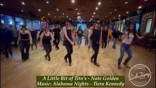 A Little Bit of Tito’s  Nate Golden LINE DANCE DEMO [upl. by Sathrum]