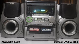 AIWA NSXK580 SOLD OUT TO Mr GS SUNDRESH FROM KARNATAKA [upl. by Humpage944]