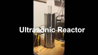 Ultrasonic reactorSonochemical reactorcavitation reactor [upl. by Gilpin]