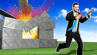 BUILDING A BASE AGAINST MY FRIENDS  Garrys Mod Base Battle [upl. by Akimal654]