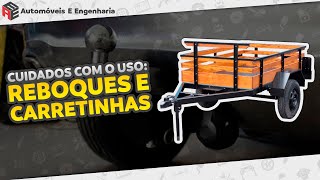 RODANDO SEGURO Como usar CARRETINHAS corretamente Dicas para uso seguro de carretas e reboques [upl. by Oilut]