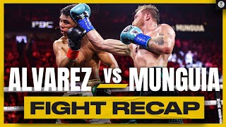 Canelo Alvarez DROPS Jaime Munguia wins in decision to RETAIN TITLE I CBS Sports [upl. by Suinotna625]