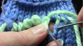 KnitFreedom  How To Darn Socks And Mend Holes In Knitting [upl. by Omik]