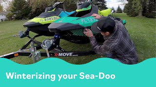 How to Winterize Your SeaDoo [upl. by Lamori678]