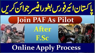 PAF Online Apply Complete Process Step by step  GD Pilot Aeronautical Engg Air Defence Courses [upl. by Navap821]