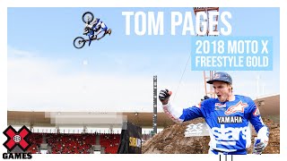 TOM PAGES 2018 Moto X Freestyle Gold  World of X Games [upl. by Niltiak254]