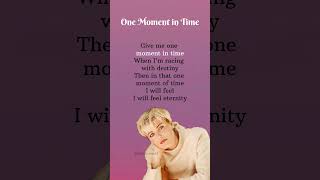 One Moment in Time lyrics  Dana Winner music song lyrics [upl. by Anitsirk]