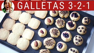 GALLETITAS FÁCILES 321 ¡Las galletas más ricas del mundo ft Vainilla Crocante [upl. by Steffi826]