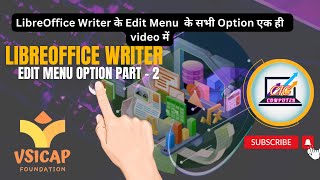 LibreOffice Writer Edit Menu Part 2 [upl. by Snevets]
