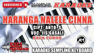 KARAOKE HARANGA NALELE CINNANADA COWOK [upl. by Gnort]