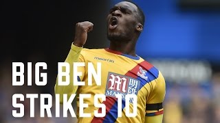 Christian Benteke  First ten Premier League goals for Crystal Palace FC [upl. by Odragde]