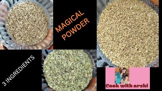 3 ingredient magical powder for bloating indigestion weight loss sleeplessness night and triednes [upl. by Ikceb]