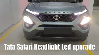 Tata Safari Headlight upgrade [upl. by Eiclek]