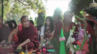 Dakinis Leymon Tendrel Tsok Lu on Feb 18 2011 in Bodhgaya [upl. by Harbed]