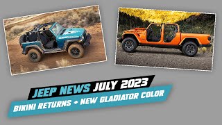 2 Jeep Colors Announced For Wrangler amp Gladiator  Jeep News July [upl. by Cyrillus155]