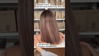 lacewig wig lacefrontalunit wiginstall lacefrontwigs closurewigs balayage balayagehighlights [upl. by Lelith]