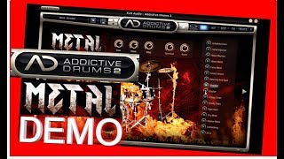 METAL Adpak DEMO  Addictive Drums 2  XLN Audio [upl. by Latreece564]