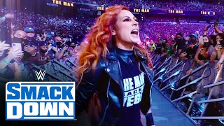 Relive Becky Lynch’s return to recapture the SmackDown Women’s Title SmackDown Aug 27 2021 [upl. by Elane]