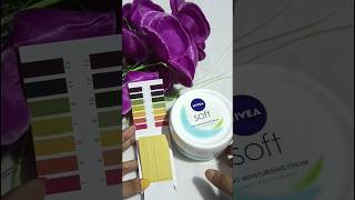 Nivea Soft Cream Safe For Use Or Not PH Level of Nivea Cream shorts viral youtubeshorts nivea [upl. by Leavelle]