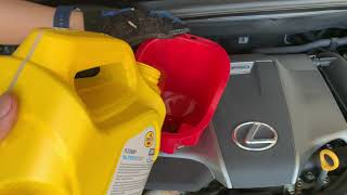 20152021 Lexus Nx200t NX300 engine oil amp filter change [upl. by Aveer]