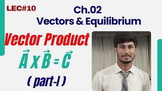 Vector Product  Cross Product  Chapter 02  Vectors and Equilibrium  1st Year  Physics [upl. by Marvel]